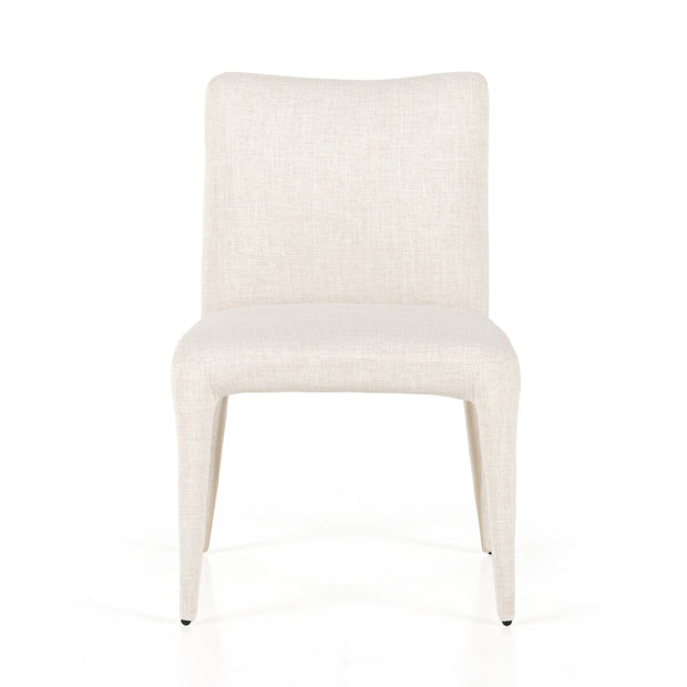 Four Hands Monza Dining Chair ~ Mixt Linen Natural Upholstered Performance Fabric