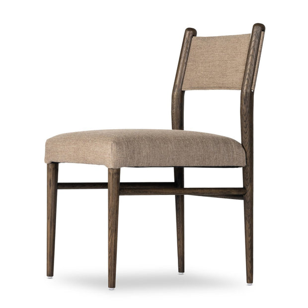 Four Hands Morena Dining Chair ~ Alcala Fawn Performance Fabric