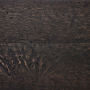 Four Hands Abaso Accent Bench ~ Ebony Rustic Wormwood Oak Wood Finish