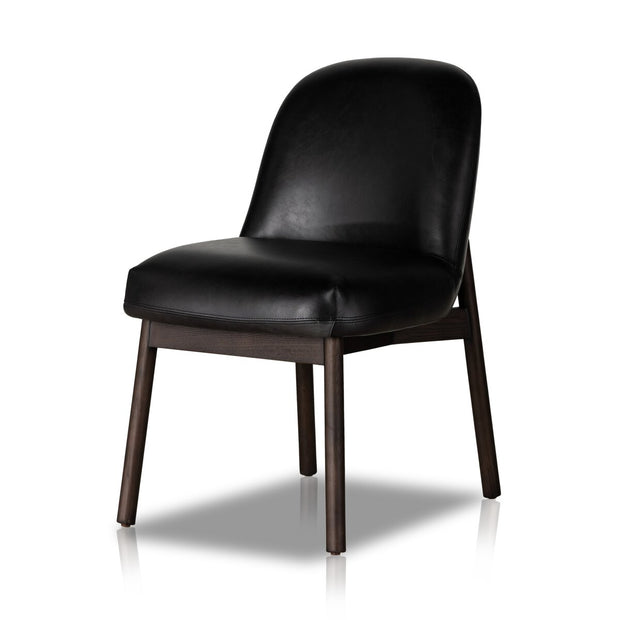 Four Hands Sora Dining Chair ~ Sonoma Black Top Grain Leather