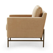 Four Hands Vanna Chair ~ Surrey Camel Upholstered Fabric