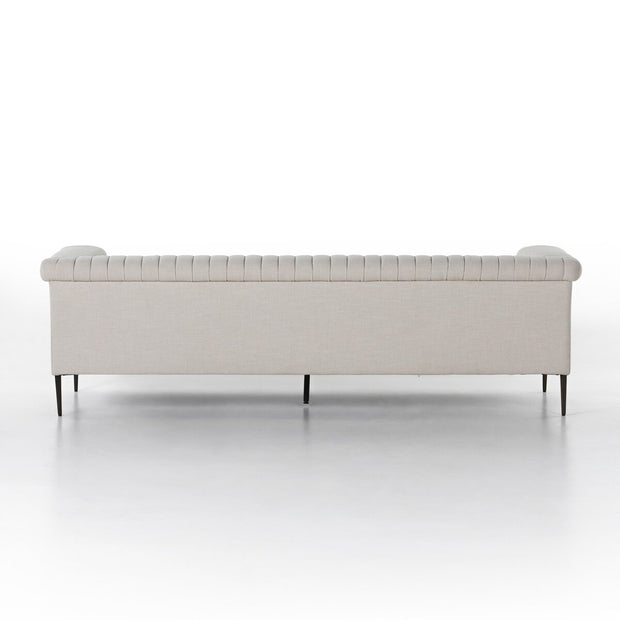 Four Hands Watson Sofa 92” ~ Cambric Ivory Upholstered Performance Fabric