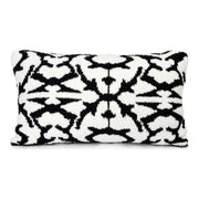 Kashwere Ultra Soft Black with Crème 16 x 28 Plush Damask Pillow
