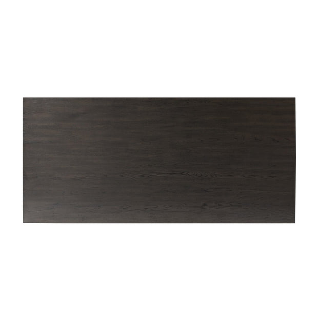 Four Hands Huxley Dining Table 100” ~ Smoked Black Finish