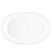 Vietri Lastra White Oval Tray ~ Handcrafted Italian Stoneware