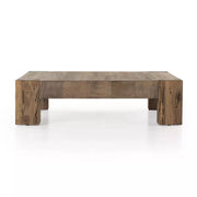 Four Hands Abaso Coffee Table ~ Rustic Wormwood Oak Wood Finish