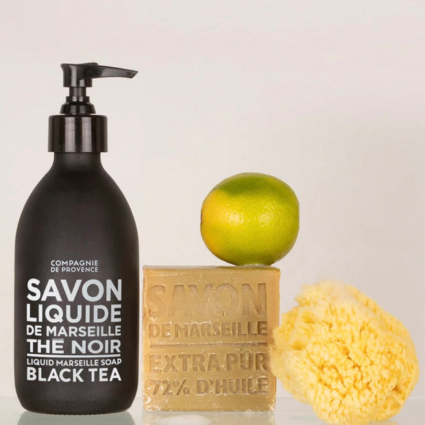Compagnie de Provence Terra Savon Liquid Marseille Soap 10 fl. oz. ~ Black Tea