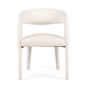 Four Hands Hawkins Dining Chair ~ Omari Natural Upholstered Performance Fabric