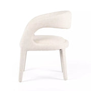 Four Hands Hawkins Dining Chair ~ Omari Natural Upholstered Performance Fabric