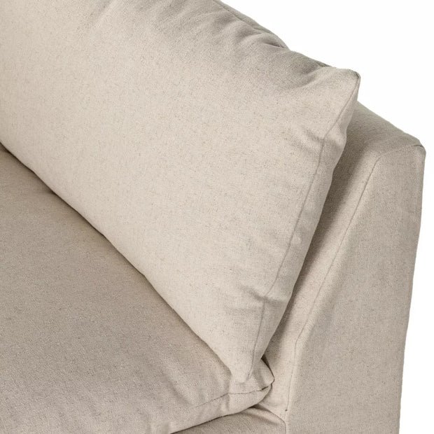 Four Hands Grant Sectional Slipcovered Corner Piece ~ Antwerp Natural Performance Fabric Slipcover