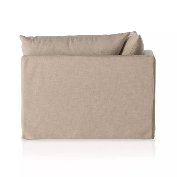 Four Hands Grant Sectional Slipcovered Corner Piece ~ Antwerp Taupe Performance Fabric Slipcover
