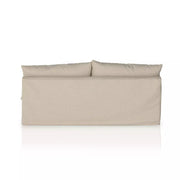 Four Hands Grant Sectional Slipcovered Armless Sofa 74” ~ Antwerp Natural Performance Fabric Slipcover
