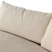 Four Hands Grant Sectional Slipcovered Armless Sofa 74” ~ Antwerp Natural Performance Fabric Slipcover