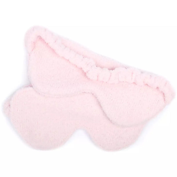 Kashwere Ultra Soft Pink Plush Sleep Eye Mask