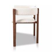 Four Hands Vittoria Dining Bench ~ Knoll Natural Upholstered Performance Boucle Fabric
