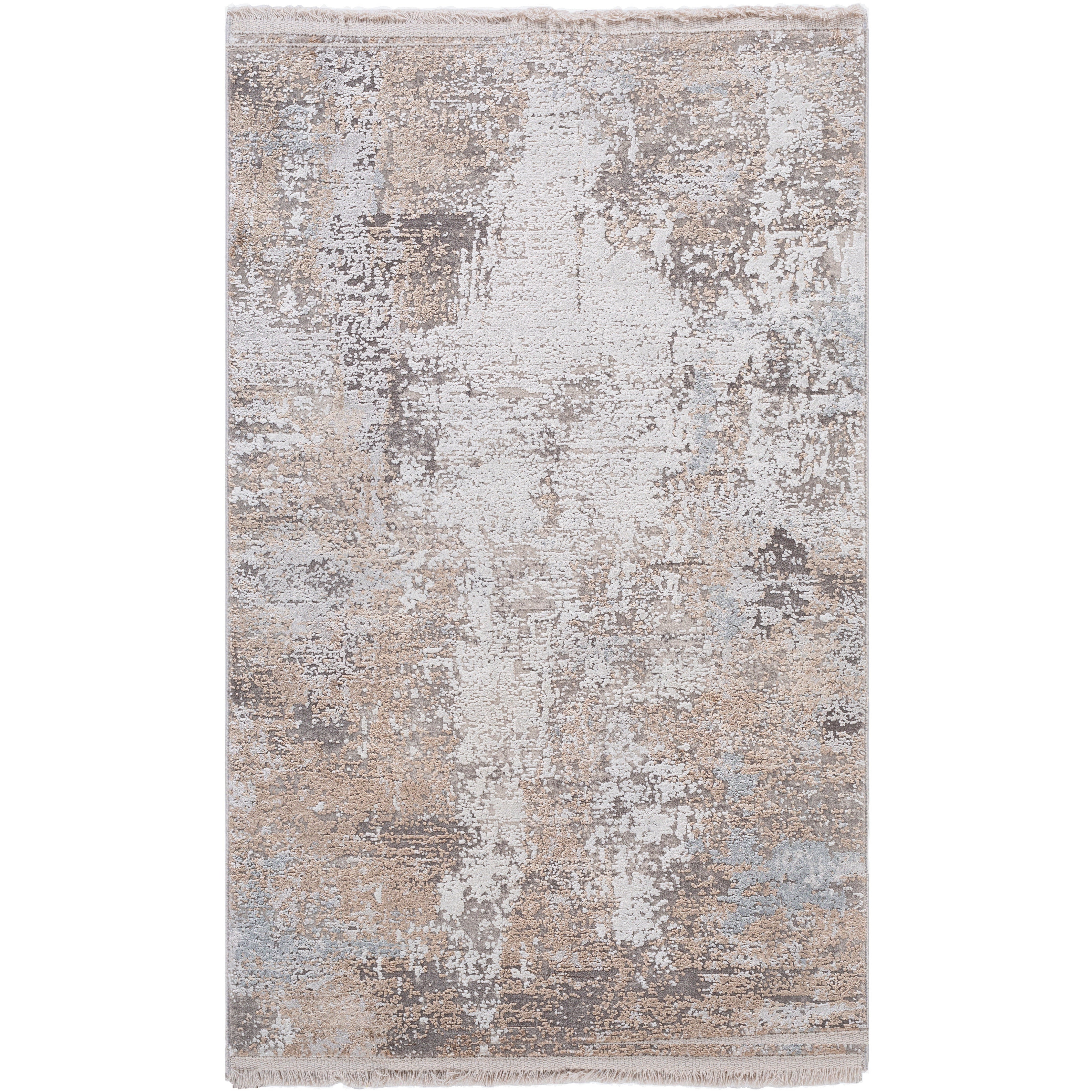 Surya Rugs Solar Collection Light Brown, Gray, Charcoal & White