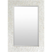 Surya Wall Decor & Mirrors Whitaker Modern Wall Mirror Finish White Mother of Pearl  WTK-7203