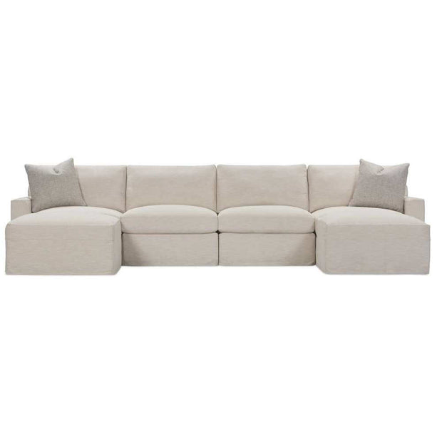 Rowe Furniture Asher Modular Slipcover Sectional ~ Available To Custom Order In All Fabrics and Configurations