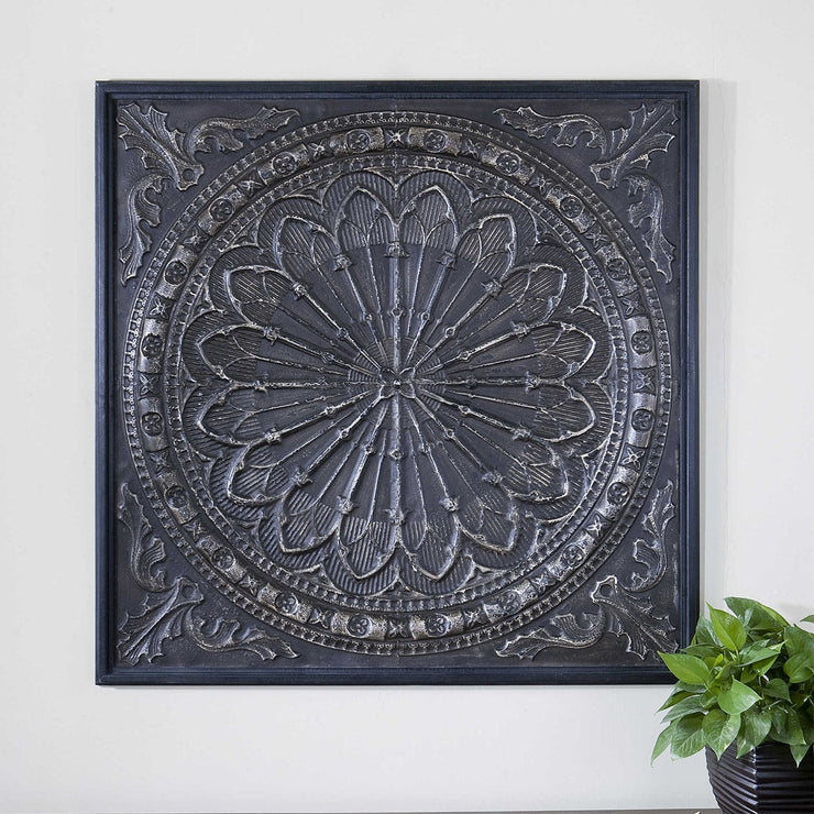 Uttermost Ottavio Embossed Iron Metal Wall Decor