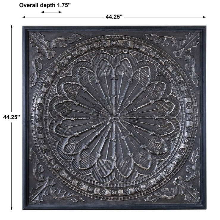 Uttermost Ottavio Embossed Iron Metal Wall Decor