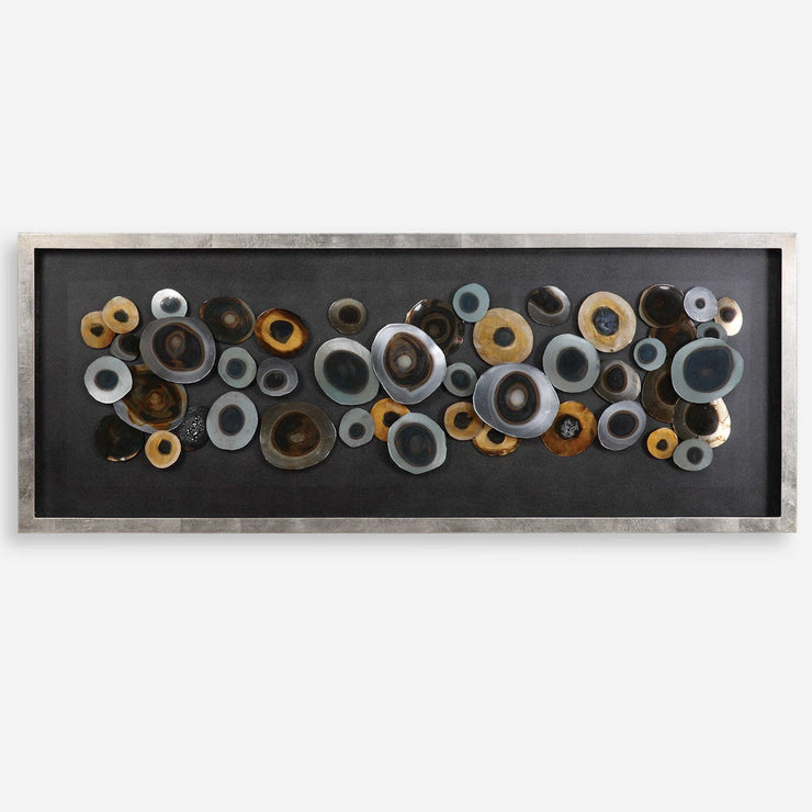 Uttermost Discs Modern Abstract Shadow Box Frame