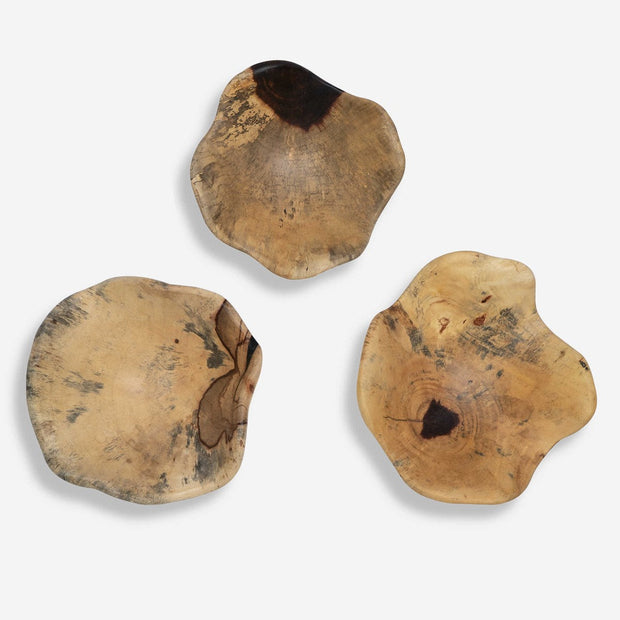 Uttermost Tamarine Set of 3 Wood Wall Decor