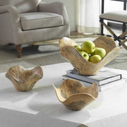 Uttermost Tamarine Set of 3 Wood Wall Decor