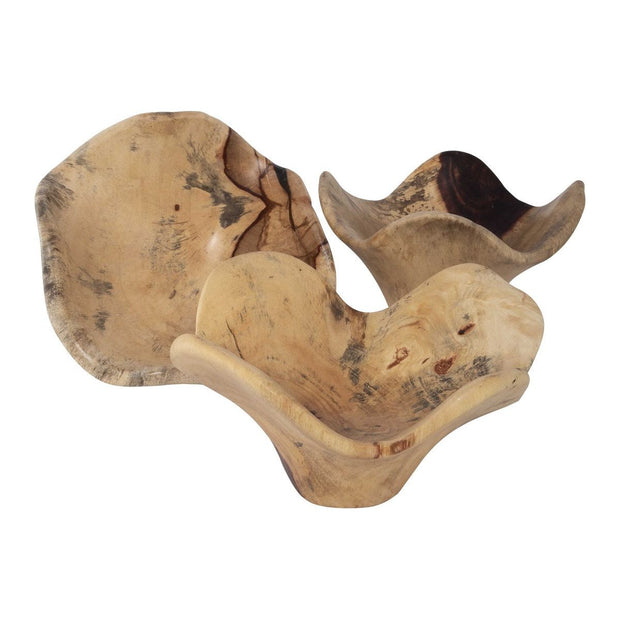 Uttermost Tamarine Set of 3 Wood Wall Decor