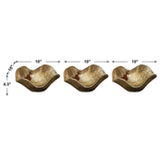 Uttermost Tamarine Set of 3 Wood Wall Decor