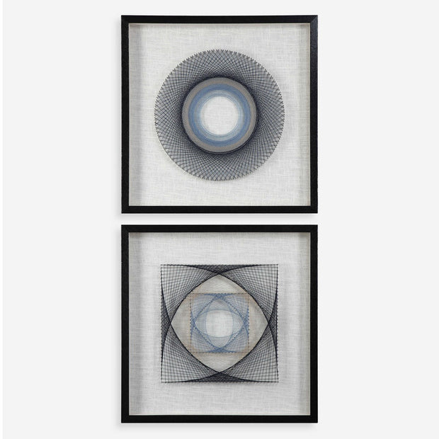 Uttermost String Duet Set of 2 Shadow Box Frames
