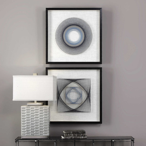 Uttermost String Duet Set of 2 Shadow Box Frames