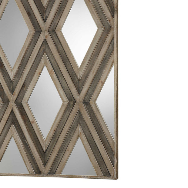 Uttermost Tahira Mirrored Wood Wall Decor Panel