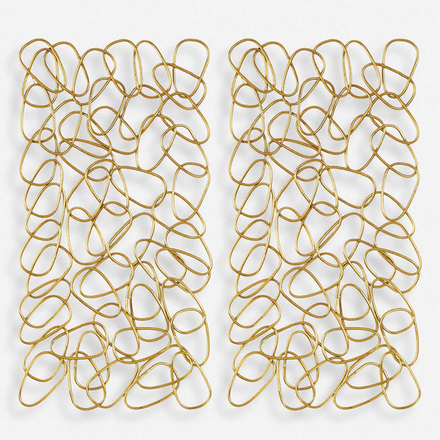 Uttermost In The Loop Set of 2 Metal Wall Panels