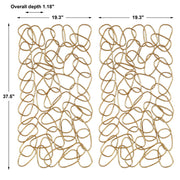 Uttermost In The Loop Set of 2 Metal Wall Panels