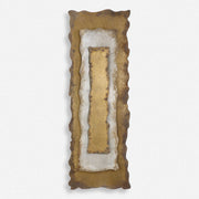 Uttermost Jaymes Antique Bronze, Silver and Gold Metal Wall Panel