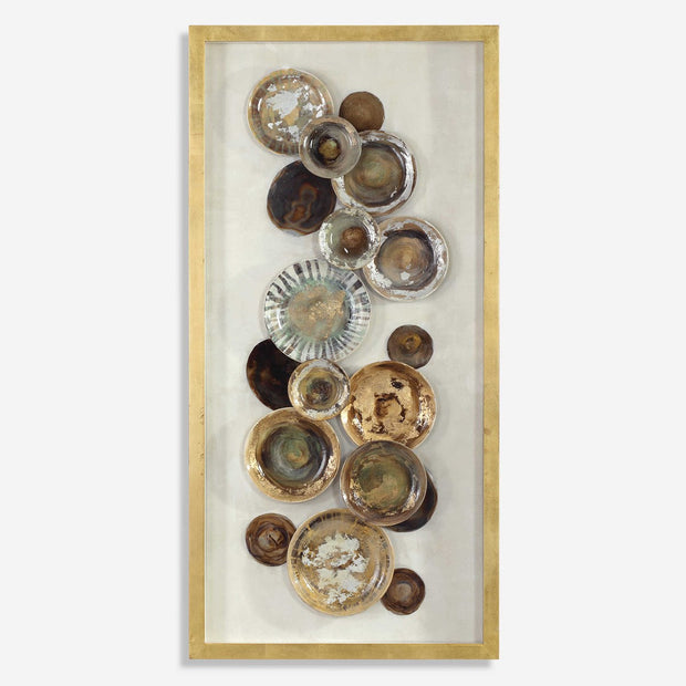 Uttermost Myla Metallic Gold Leaf Shadow Box Frame