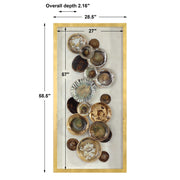 Uttermost Myla Metallic Gold Leaf Shadow Box Frame