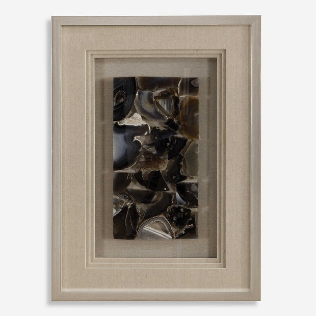 Uttermost Seana Agate Stones Shadow Box Frame