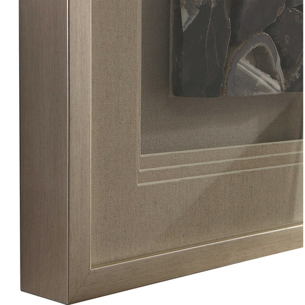 Uttermost Seana Agate Stones Shadow Box Frame