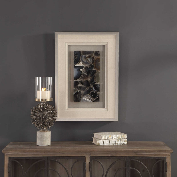 Uttermost Seana Agate Stones Shadow Box Frame