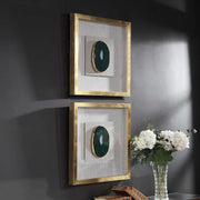 Uttermost Keeva Emerald Green Shadow Box Frame