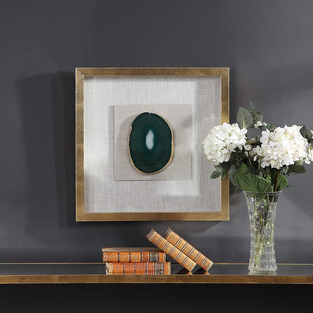 Uttermost Keeva Emerald Green Shadow Box Frame