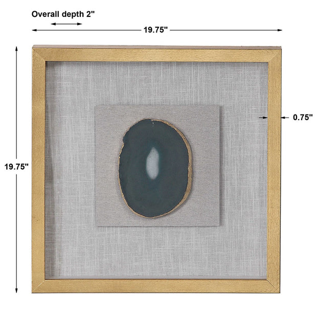 Uttermost Keeva Emerald Green Shadow Box Frame