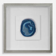 Uttermost Kalia Blue Agate Stone Shadow Box Frame