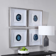 Uttermost Kalia Blue Agate Stone Shadow Box Frame