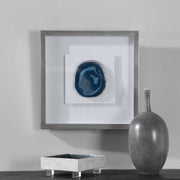 Uttermost Kalia Blue Agate Stone Shadow Box Frame
