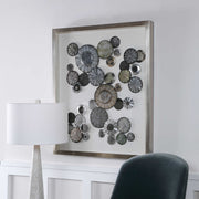 Uttermost Omala Abstact Iron Discs Shadow Box Frame