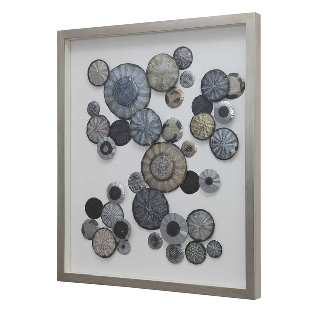 Uttermost Omala Abstact Iron Discs Shadow Box Frame