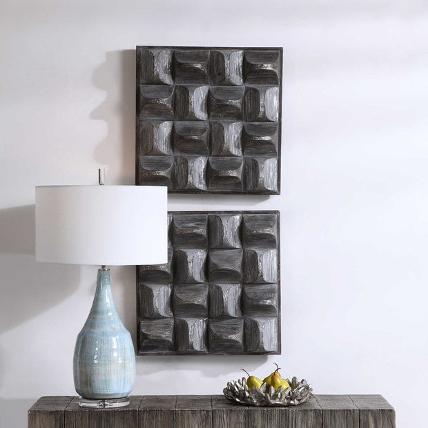 Uttermost Pickford Aged Gray Wood Wall Decor