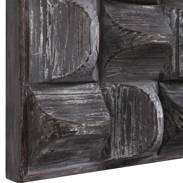 Uttermost Pickford Aged Gray Wood Wall Decor